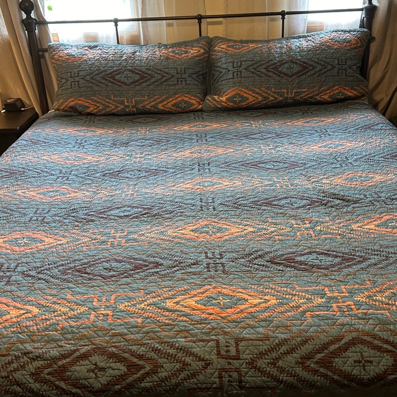 Pendleton Sunset Cross King Quilt + 2 Sham Set - Picture 5 of 8